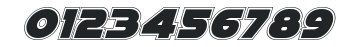 Han Solo Academy Italic numbers preview