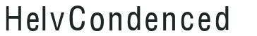 HelvCondenced preview