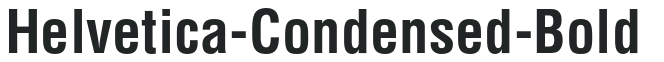 Helvetica-Condensed-Bold preview