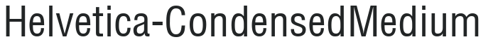 Helvetica-CondensedMedium preview