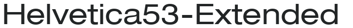 Helvetica53-Extended preview