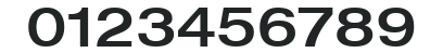 Helvetica 63 Medium Extended numbers preview