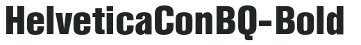 HelveticaConBQ-Bold preview