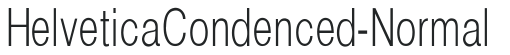 Helvetica_Condenced-Normal preview