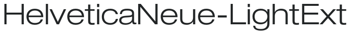 HelveticaNeue-LightExt preview