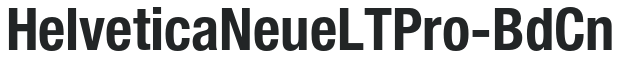 HelveticaNeueLTPro-BdCn preview