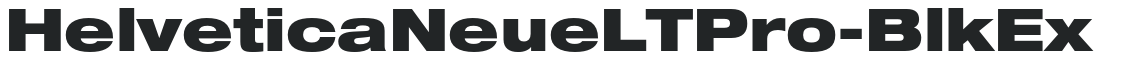 HelveticaNeueLTPro-BlkEx preview