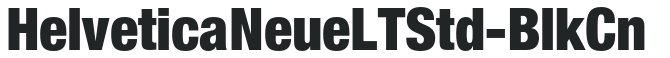 HelveticaNeueLTStd-BlkCn preview