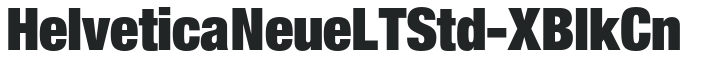 HelveticaNeueLTStd-XBlkCn preview