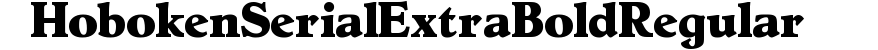 Hoboken-Serial-ExtraBold-Regular preview