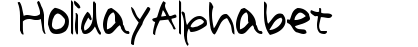 Holiday Alphabet preview