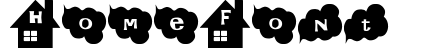 Home Font preview