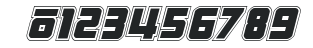 Hong Kong Hustle Academy Italic numbers preview