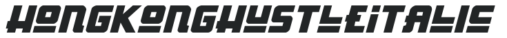 Hong Kong Hustle Italic preview
