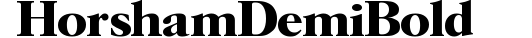Horsham-DemiBold preview