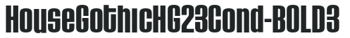 HouseGothicHG23Cond-BOLD3 preview
