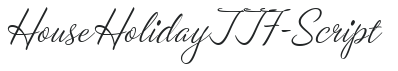 HouseHolidayTTF-Script preview