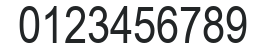 Hu_Arial Narrow numbers preview
