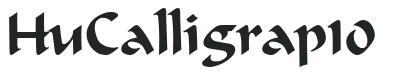 Hu_Calligrap10 preview