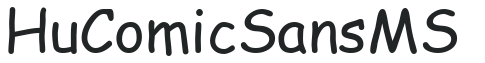 Hu_Comic Sans MS preview