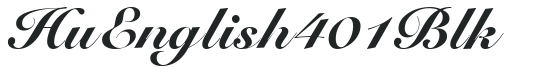 Hu_English 401 Blk preview