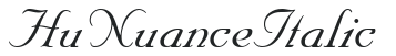 Hu_Nuance Italic preview