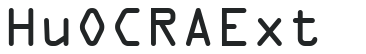 Hu_OCR A Ext preview