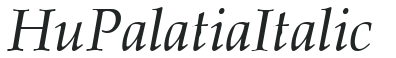 Hu_Palatia Italic preview