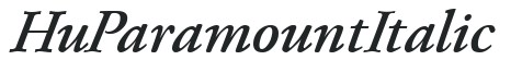 Hu_Paramount Italic preview