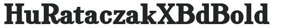 Hu_Rataczak XBd Bold preview