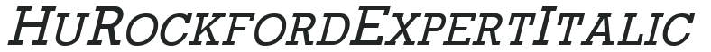 Hu_RockfordExpert Italic preview