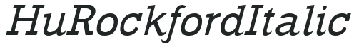 Hu_Rockford Italic preview
