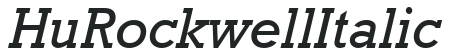 Hu_Rockwell Italic preview