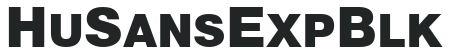 Hu_Sans ExpBlk preview