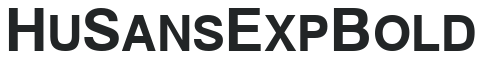 Hu_Sans Exp Bold preview