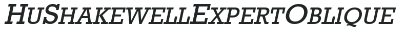 Hu_ShakewellExpert Oblique preview
