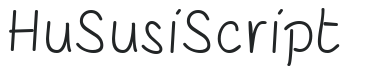 Hu_SusiScript letters preview