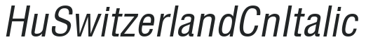 Hu_Switzerland Cn Italic preview