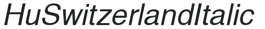 Hu_Switzerland Italic preview