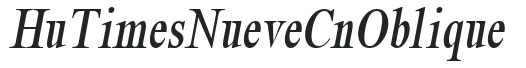 Hu_TimesNueve Cn Oblique preview