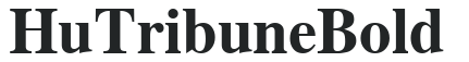 Hu_Tribune Bold preview