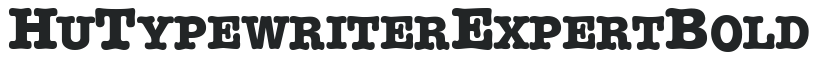 Hu_TypewriterExpert Bold preview