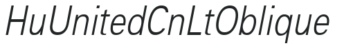 Hu_United CnLt Oblique preview