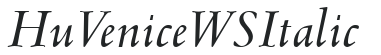 Hu_Venice WS Italic preview