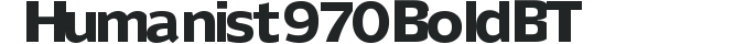 Humanist 970 Bold BT preview