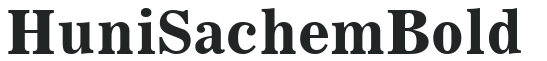 Huni_Sachem Bold preview