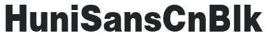 Huni_Sans CnBlk preview