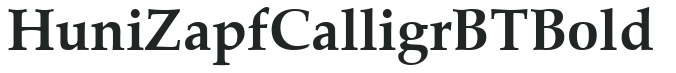 Huni_ZapfCalligr BT Bold preview