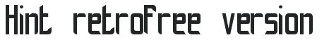 hint-retrò_free-version preview