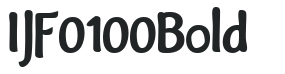IJF0100 Bold letters preview